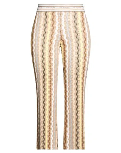Cambio Woman Pants Brown Size 10 Modal, Polyester, Cotton, Elastane