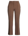 Cambio Woman Pants Brown Size 6 Polyester, Viscose, Cotton, Elastane In Brown