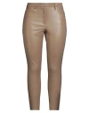 Cambio Woman Pants Camel Size 14 Polyurethane, Polyamide In Brown
