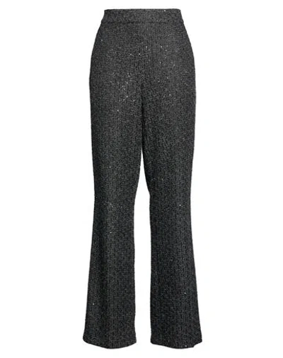 Cambio Woman Pants Charcoal Size M Polyester, Modal, Viscose In Gray