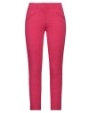 Cambio Woman Pants Fuchsia Size 10 Cotton, Elastane In Pink
