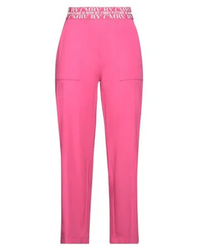Cambio Woman Pants Fuchsia Size 10 Polyamide, Elastane In Pink