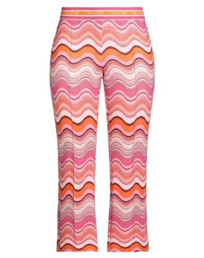 Cambio Woman Pants Fuchsia Size 14 Modal, Cotton, Polyester, Viscose, Elastane In Pink