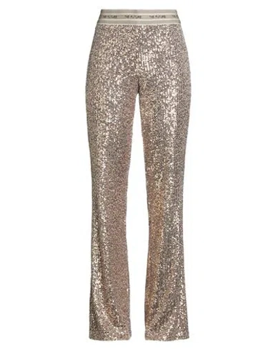 Cambio Woman Pants Gold Size 8 Polyester, Modal, Elastane