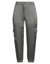 Cambio Woman Pants Grey Size 10 Acetate, Viscose In Gray