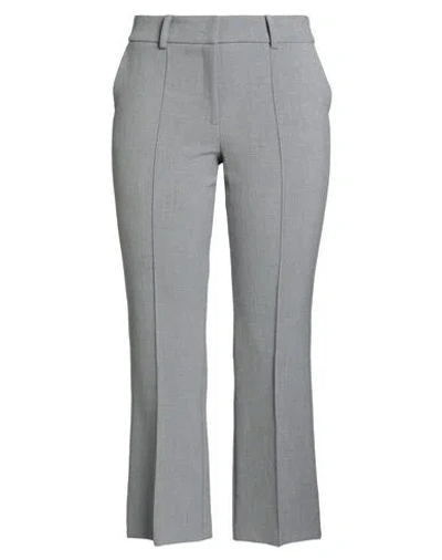 Cambio Woman Pants Grey Size 12 Polyester, Viscose, Cotton, Elastane In Gray