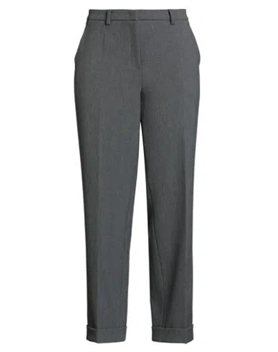 Cambio Woman Pants Grey Size 14 Polyester, Viscose, Cotton, Elastane In Brown
