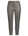Cambio Woman Pants Grey Size 8 Polyurethane, Polyamide In Gray
