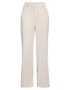 Cambio Woman Pants Ivory Size 14 Polyester, Polyamide, Elastane In White