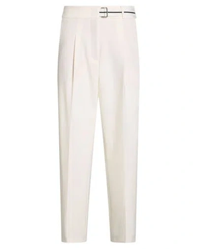 Cambio Woman Pants Ivory Size 2 Polyester, Polyurethane In White