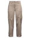 Cambio Woman Pants Khaki Size 12 Viscose, Cotton, Elastane In Beige