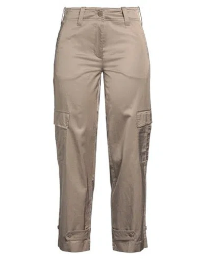 Cambio Woman Pants Khaki Size 12 Viscose, Cotton, Elastane In Beige