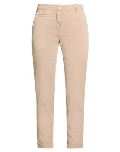 Cambio Woman Pants Light Brown Size 4 Cotton, Elastane In Beige