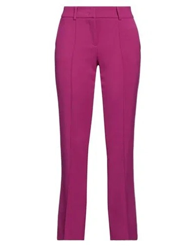 Cambio Woman Pants Light Purple Size 8 Polyester, Viscose, Cotton, Elastane