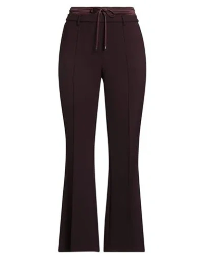 Cambio Woman Pants Plum Size 14 Polyester, Viscose, Cotton, Elastane In Brown