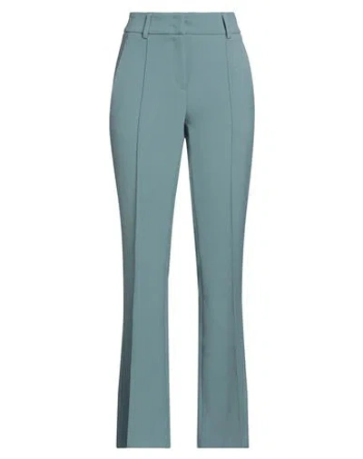 Cambio Woman Pants Sage Green Size 14 Polyester, Viscose, Cotton, Elastane