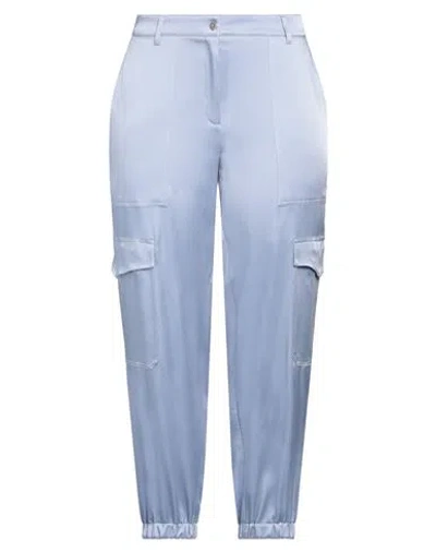 Cambio Woman Pants Sky Blue Size 12 Acetate, Viscose