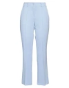 Cambio Woman Pants Sky Blue Size 6 Polyester, Viscose, Cotton, Elastane