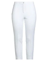 Cambio Woman Pants White Size 14 Polyamide, Cotton, Elastane In White