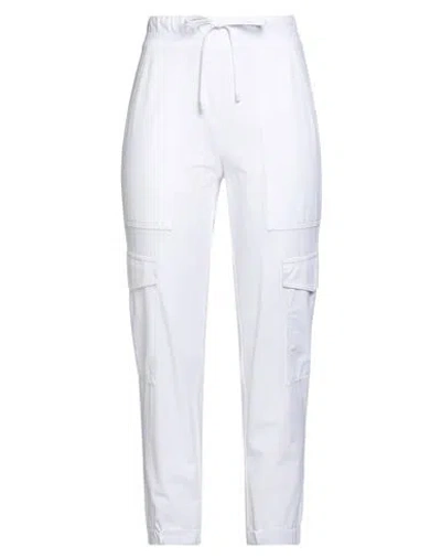 Cambio Woman Pants White Size 14 Polyamide, Elastane