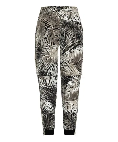 Cambio Women's Jules Pants In Jungle Leaves In Multi
