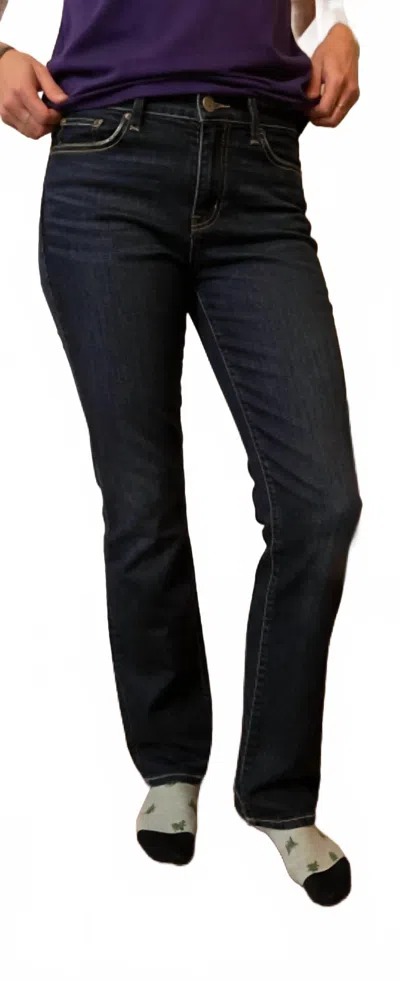 Cambio Women's Mid Rise Jeans In Denim In Blue