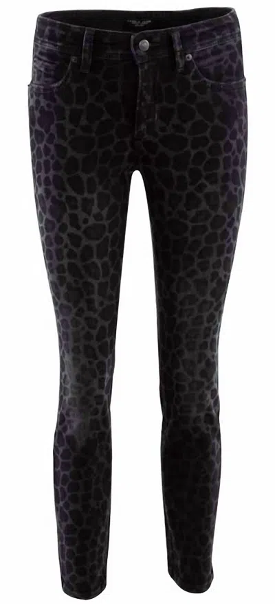 Cambio Women's Tess Skinny Jeans In Leopard In Black