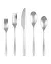 Cambridge Silversmiths Averie Satin 20 Piece Flatware Set, Service For 4 In Silver