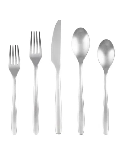 Cambridge Averie Satin 20-piece Flatware Set, Service For 4 In Grey