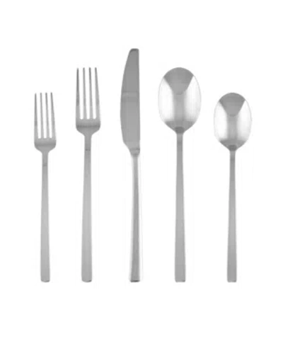 Cambridge Beacon Mirror 20-piece Flatware Set, Service For 4 In Silver-tone