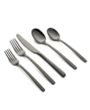 Cambridge Keene Hammered Satin 20-piece Flatware Set, Service For 4 In Black