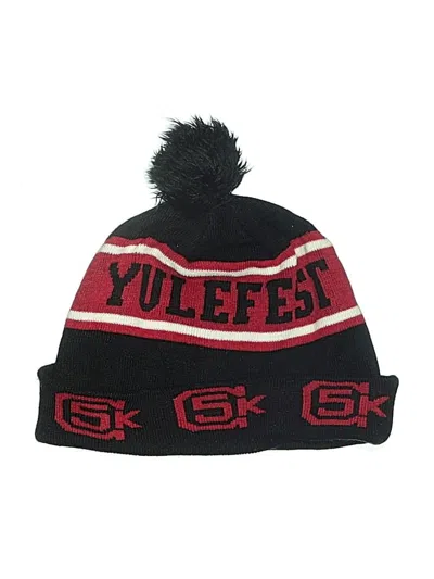Pre-owned Cambridge Beanie Hat In Black