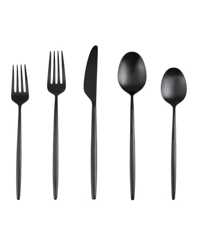 Cambridge Gaze Black Satin 20-piece Flatware Set