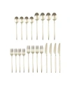 Cambridge Gaze Champagne Satin 20-piece Flatware Set, Service For 4 In Champagne
