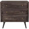 Cambridge Parkview Mango Wood 3-drw Chest, Wood Front Drawers, 33.5"wx18"dx31.5"h