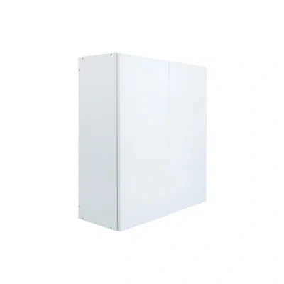 Cambridge Radiance 27 In. W X 12 In. D X 36 In. H Ready To Assemble Slab Wall Kitchen Cabinet In White Gloss