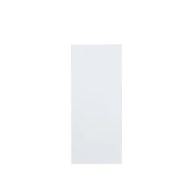 Cambridge Radiance 9 In. W X 12 D X 36 In. H Ready To Assemble Slab Wall Kitchen Cabinet In White Gloss In Gloss;blanc