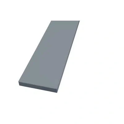 Cambridge Radiance Matte Gray Slab Style Kitchen Cabinet Toe Kick (96 In W X 1 In D X 4.5 In H) In Matte Grey