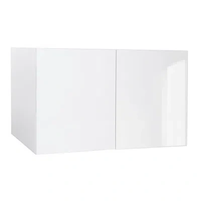 Cambridge Radiance Quick Assemble Modern Style, White Gloss 36 X 24 In. Wall Bridge Kitchen Cabinet