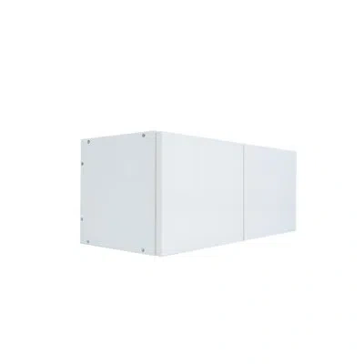 Cambridge Radiance Radiance Ready To Assemble Slab Wall Bridge Kitchen Cabinet In White Gloss