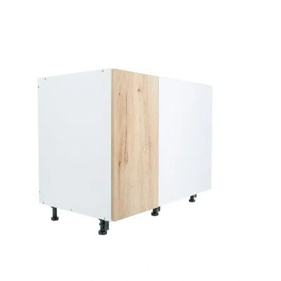 Cambridge Radiance Ready To Assemble Light Oak 42 In. Blind Corner Base Kitchen Cabinet (42 In. W X 24 In. D X In Laminate