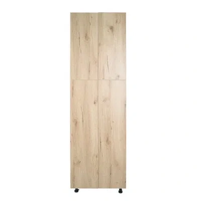 Cambridge Radiance Ready To Assemble Light Oak 84 In. Pantry Kitchen Cabinet (24 In. W X 24 In. D X 84 In. H) In Laminate