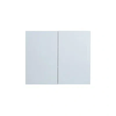 Cambridge Radiance Ready To Assemble Slab Wall Kitchen Cabinet In White Gloss In Gloss;shaker Blanc;shaker White