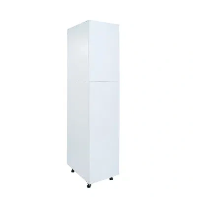 Cambridge Radiance Ready To Assemble White Gloss 84 In Pantry Kitchen Cabinet