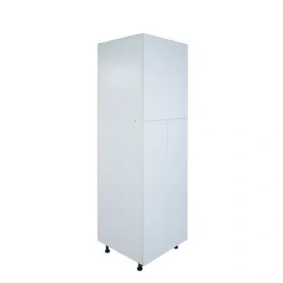 Cambridge Radiance Ready To Assemble White Gloss 90 In. Pantry Kitchen Cabinet