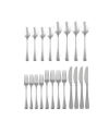 Cambridge Rhiannon Satin 20 Piece Flatware Set, Service For 4 In Silver-tone