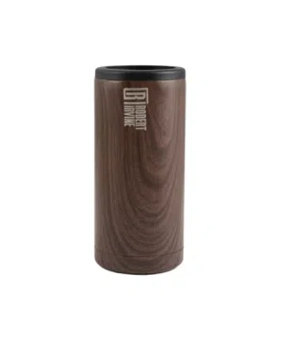 Cambridge Robert Irvine By  Insulated Slim Can Coolers, Set Of 2 In Wood