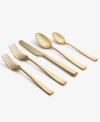 Cambridge Samira Satin 20-piece Flatware Set, Service For 4 In Champagne Gold- Tone
