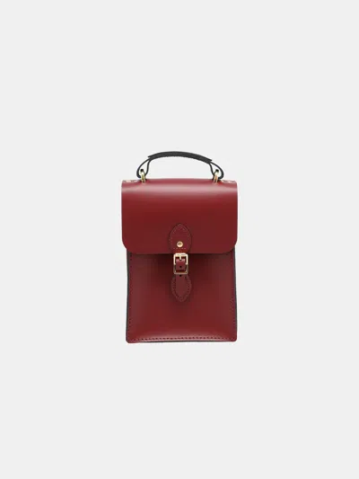 Cambridge Satchel The Artisan Binocular Bag In Burgundy