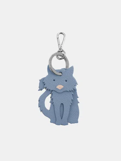 Cambridge Satchel The Cat Charm In Blue